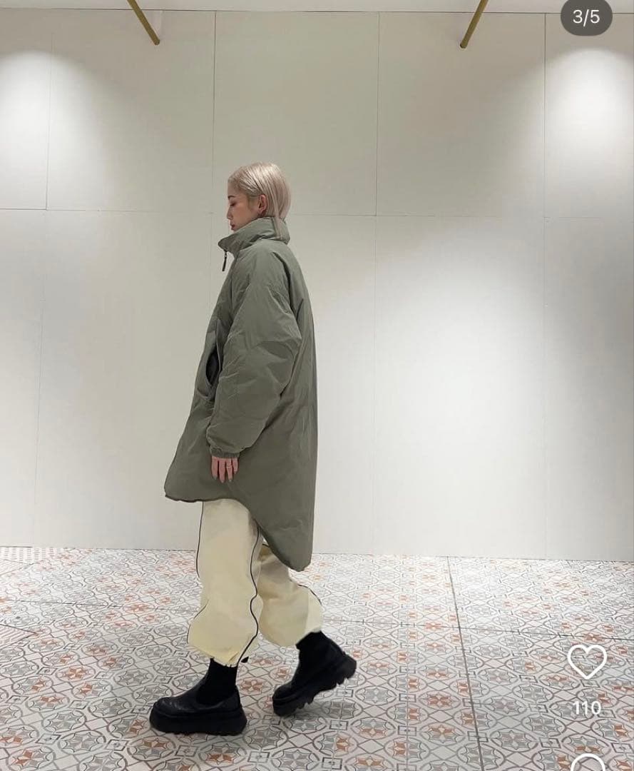 searoomlynn モンスターPADDEDコート カーキM＋ノベルティバッグ