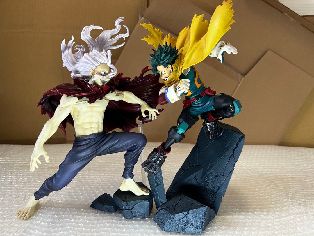 【限定価格】　ヒロアカ　一番くじ　相反する思い　緑谷出久 死柄木弔 つや消し済み