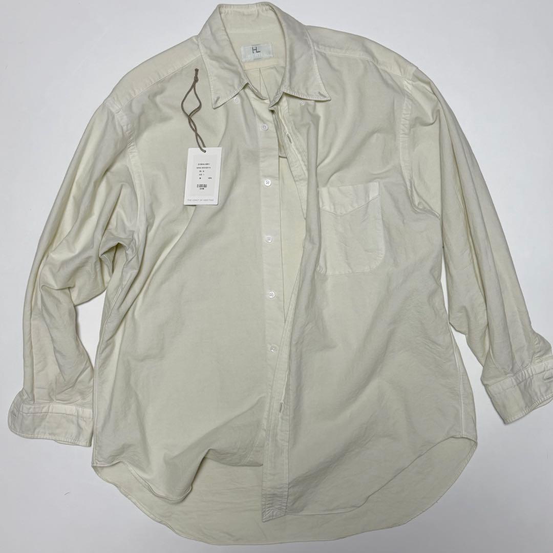 W*d様 HERILL ヘリル　オックスフォードシャツ　ヘリルベージュ　1
