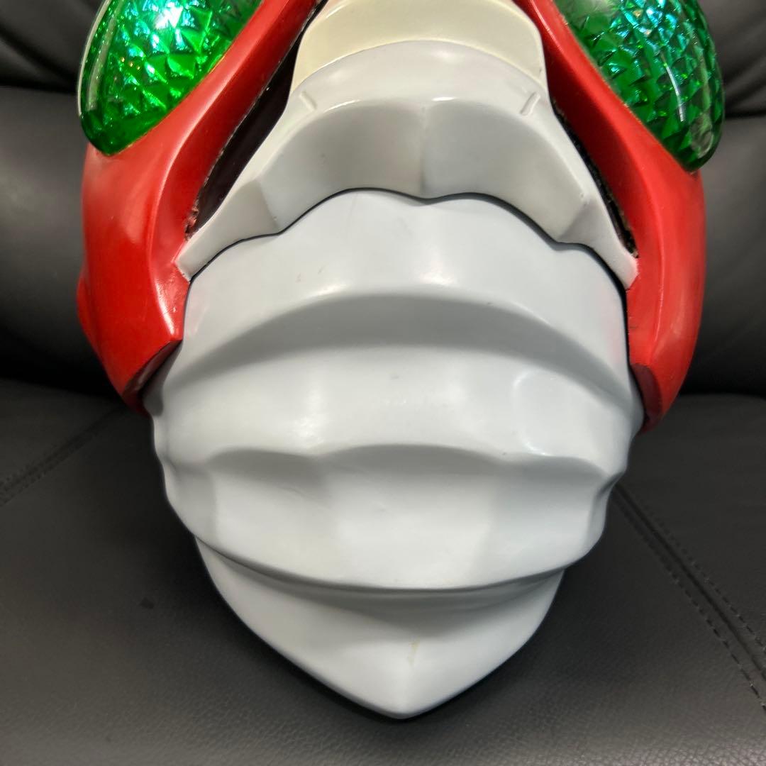 仮面ライダーV3 1/1スケール マスク 発光あり レトロ - メルカリ
