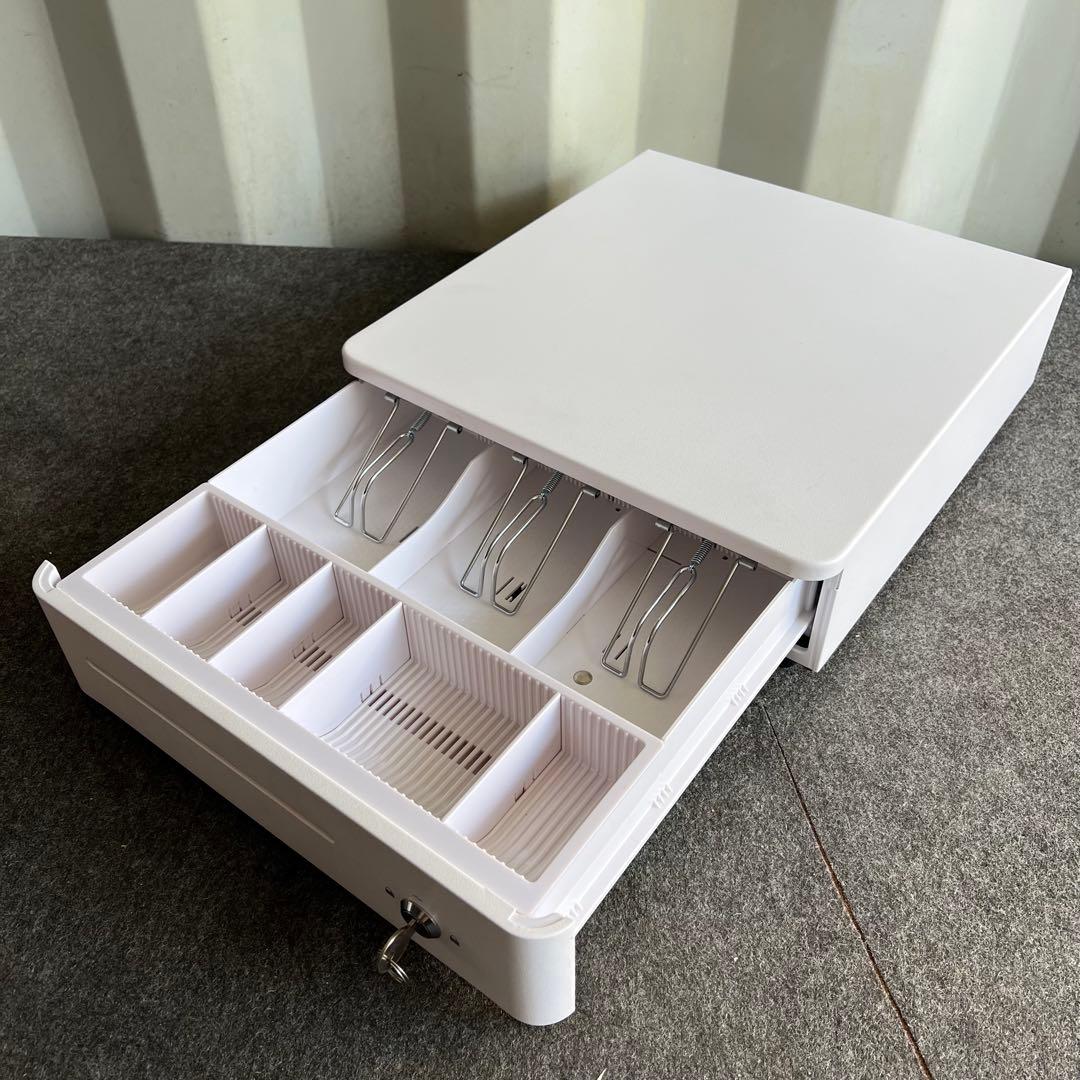 B20美品✨ スター精密 レシートプリンター ホワイト キャッシュドロア