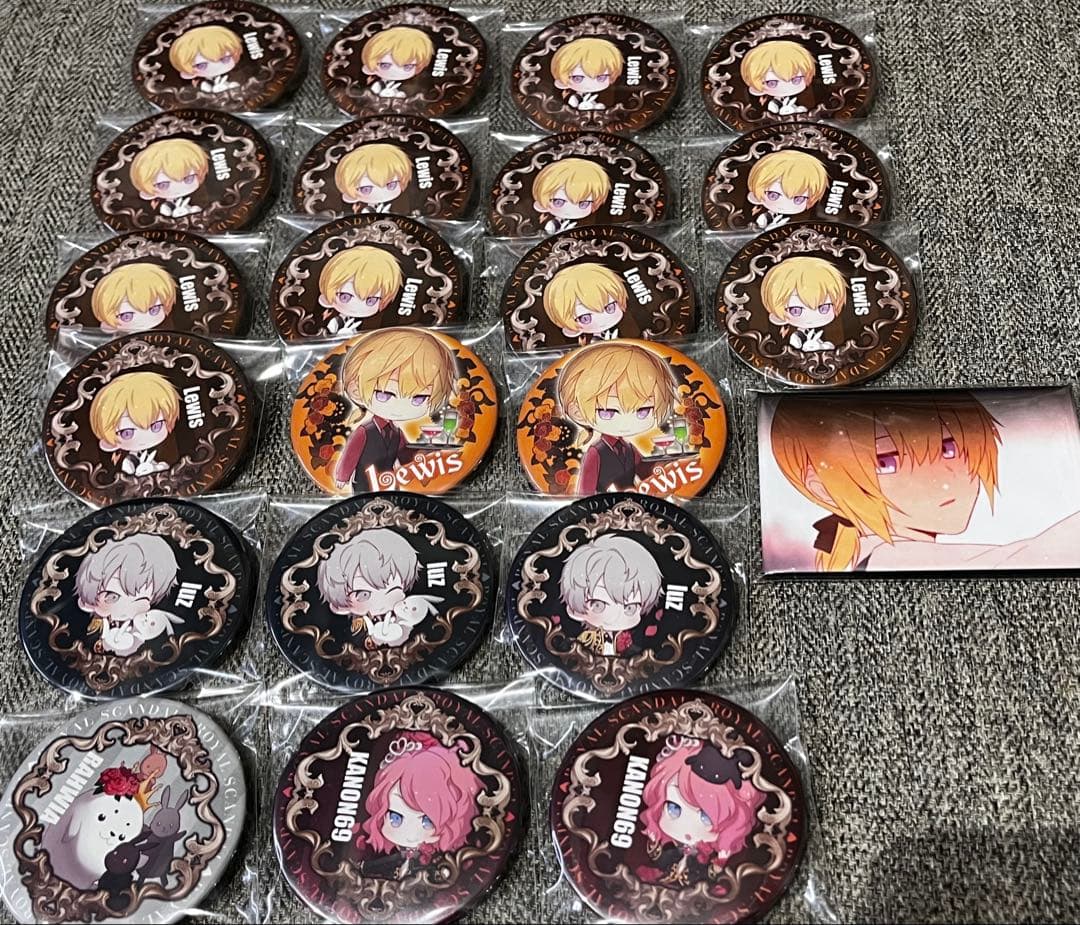 ロイヤルスキャンダル ロイスキャ 缶バッジ luz ロイスキャ レア缶バッジ - メルカリ