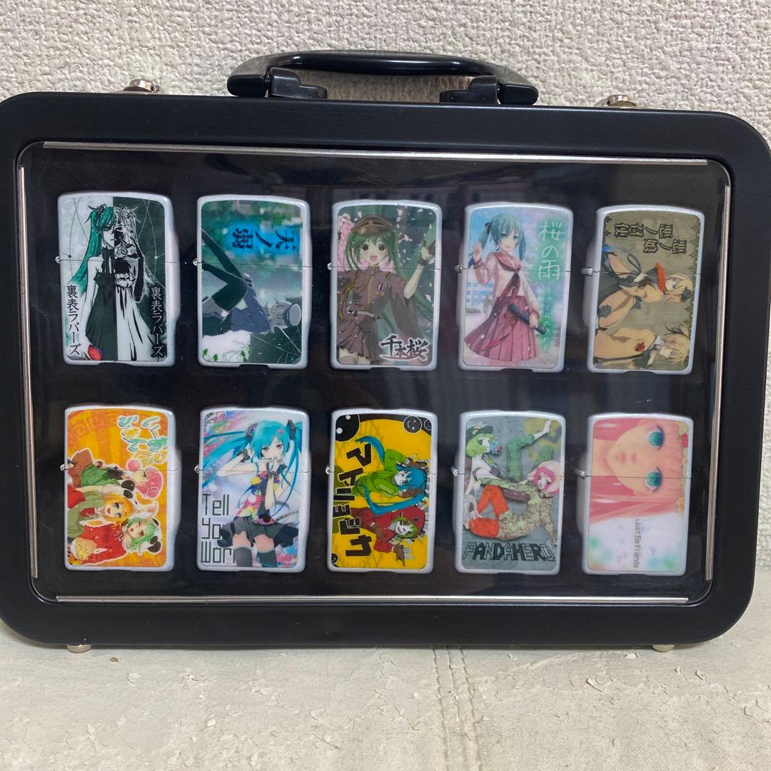 ボカロ　歌い手　イラスト　オイルライター　zippo 風　セット　BVR2