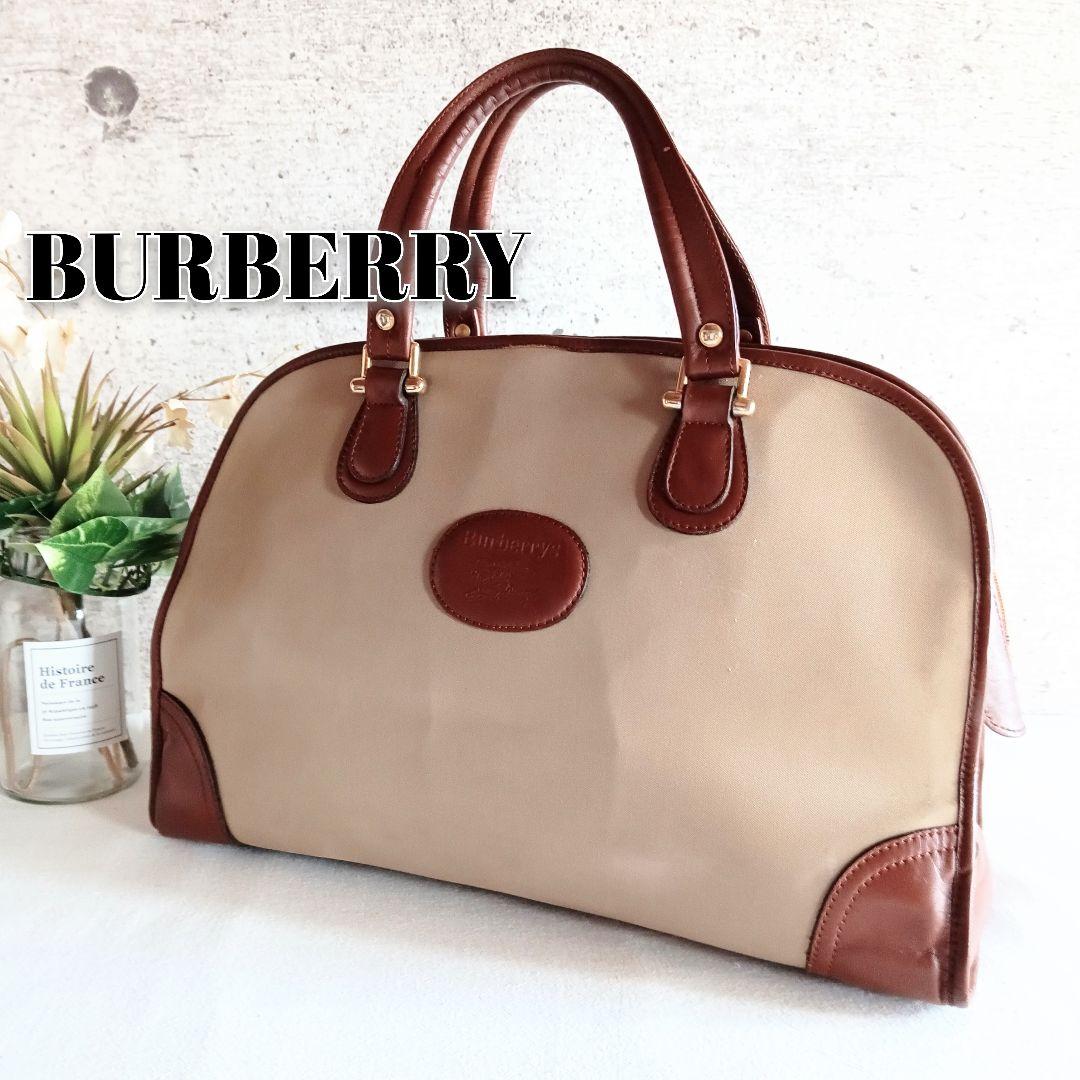 良品 バーバリー ボストンバッグ 大容量 ハンドバッグ 鞄 レディース メンズ