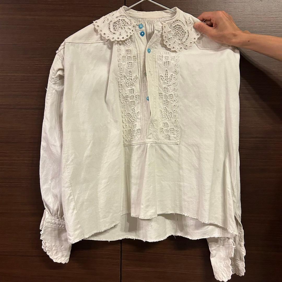 cocomiii刺繍リネンブラウス 手刺繍リネンブラウス Birds – Zenma