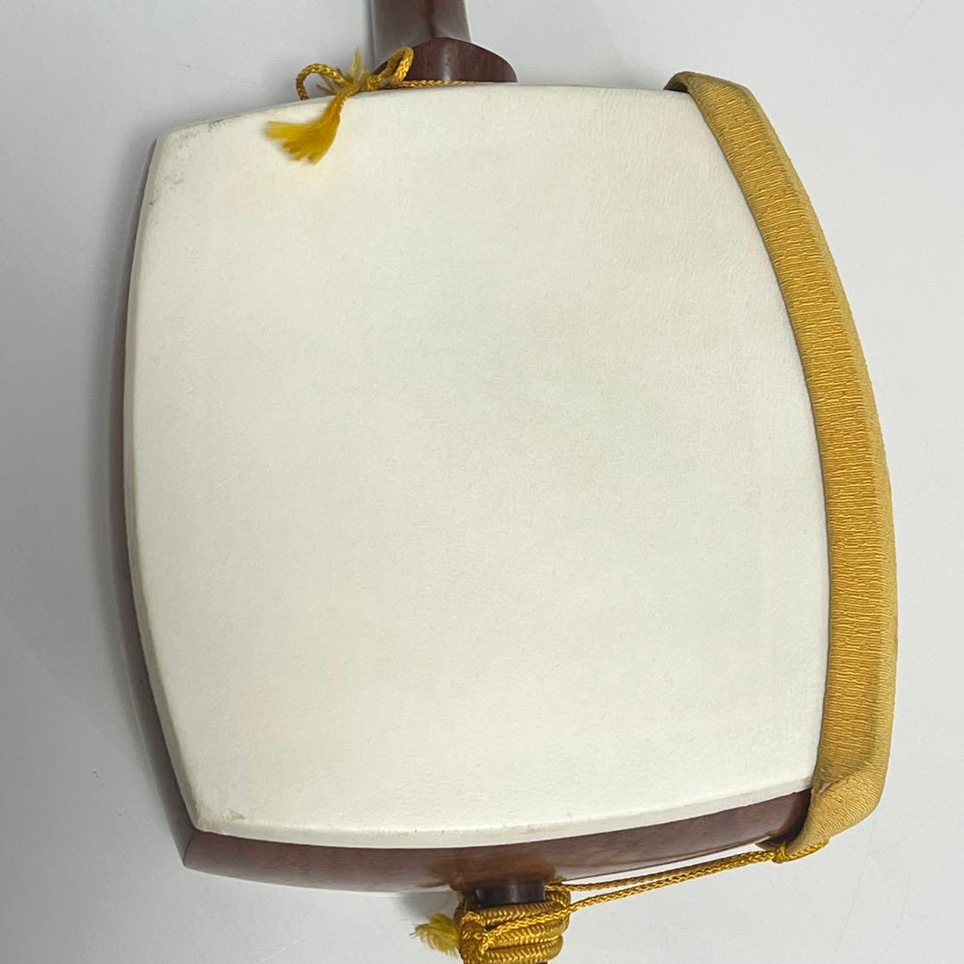 長唄三味線 丸打胴 撥 ハードケース付き - メルカリ