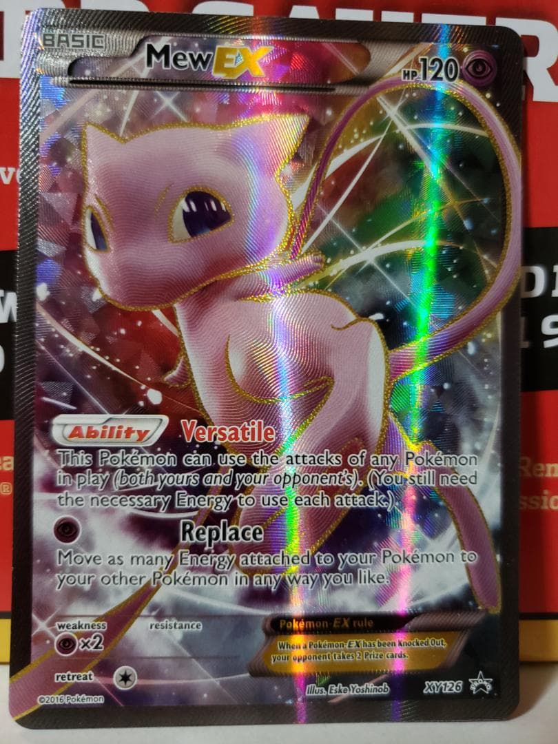 英語版 ミュウEX SR プロモ XY126 ポケカ - メルカリ