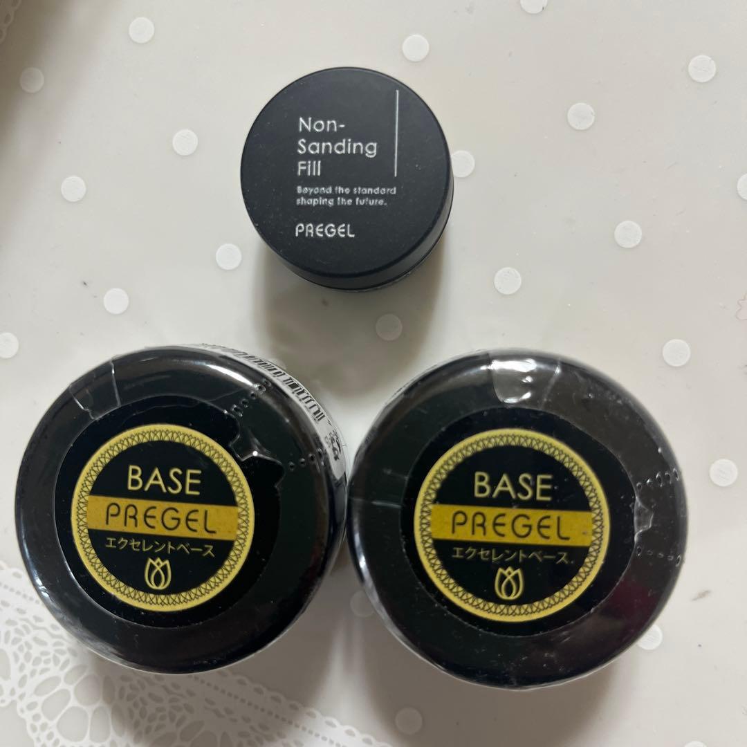 新品未開封PREGEL ノンサンディングフィル ベースジェル 2個セット