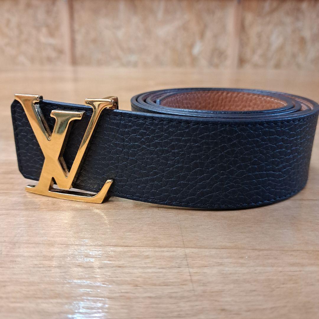 Louis Vuitton ブラックレザーベルトほてぃさん専用