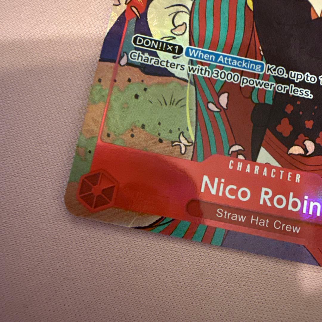 ONE PIECEカードゲーム 英語版1周年 ニコ・ロビン 浮世絵 - メルカリ