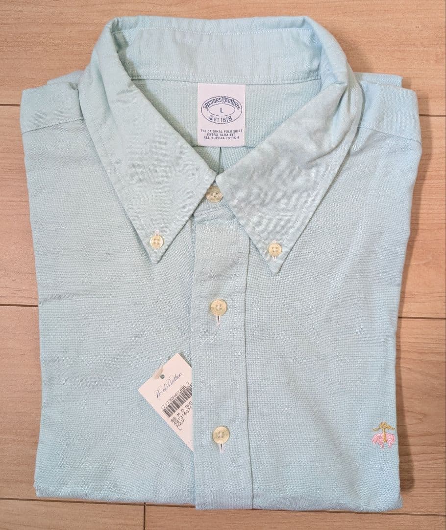 所*長様 ブルックスブラザーズのボロカラーシャツ★新品 サイズが合えはお買い得