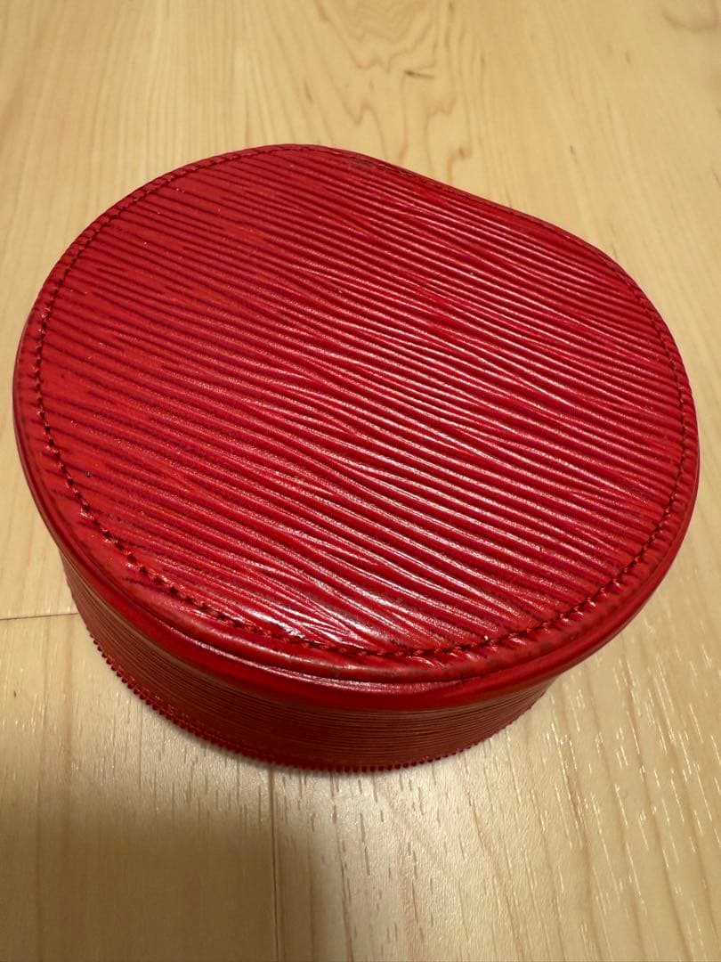 Louis Vuitton エピエクランビジュージュエリーケース　小物入れ　赤 LOUIS VUITTON（ルイ・ヴィトン） 美品 エピ 宝石ケース エクラン