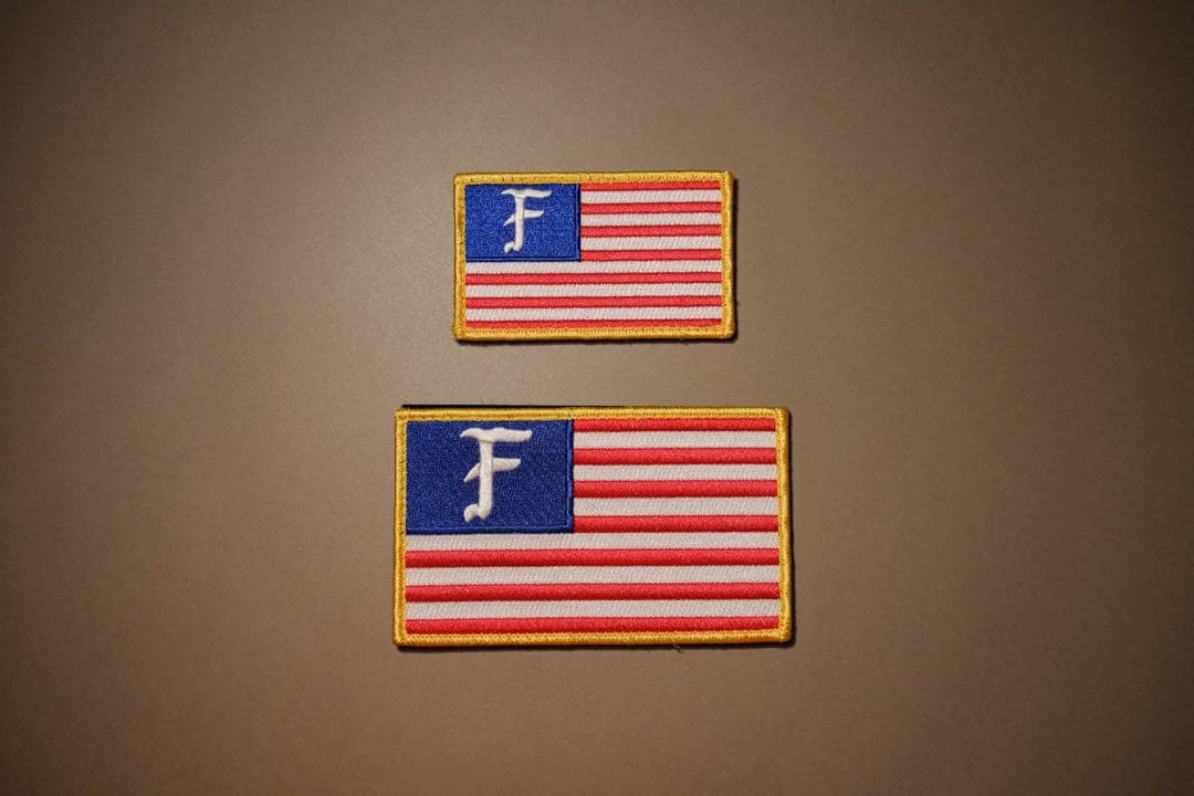 【実物】FOG フラッグパッチ　ラージサイズ