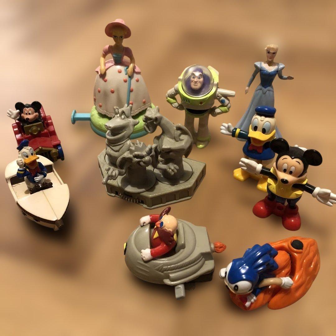 ディズニーキャラクター フィギュアセット 9体 - メルカリ