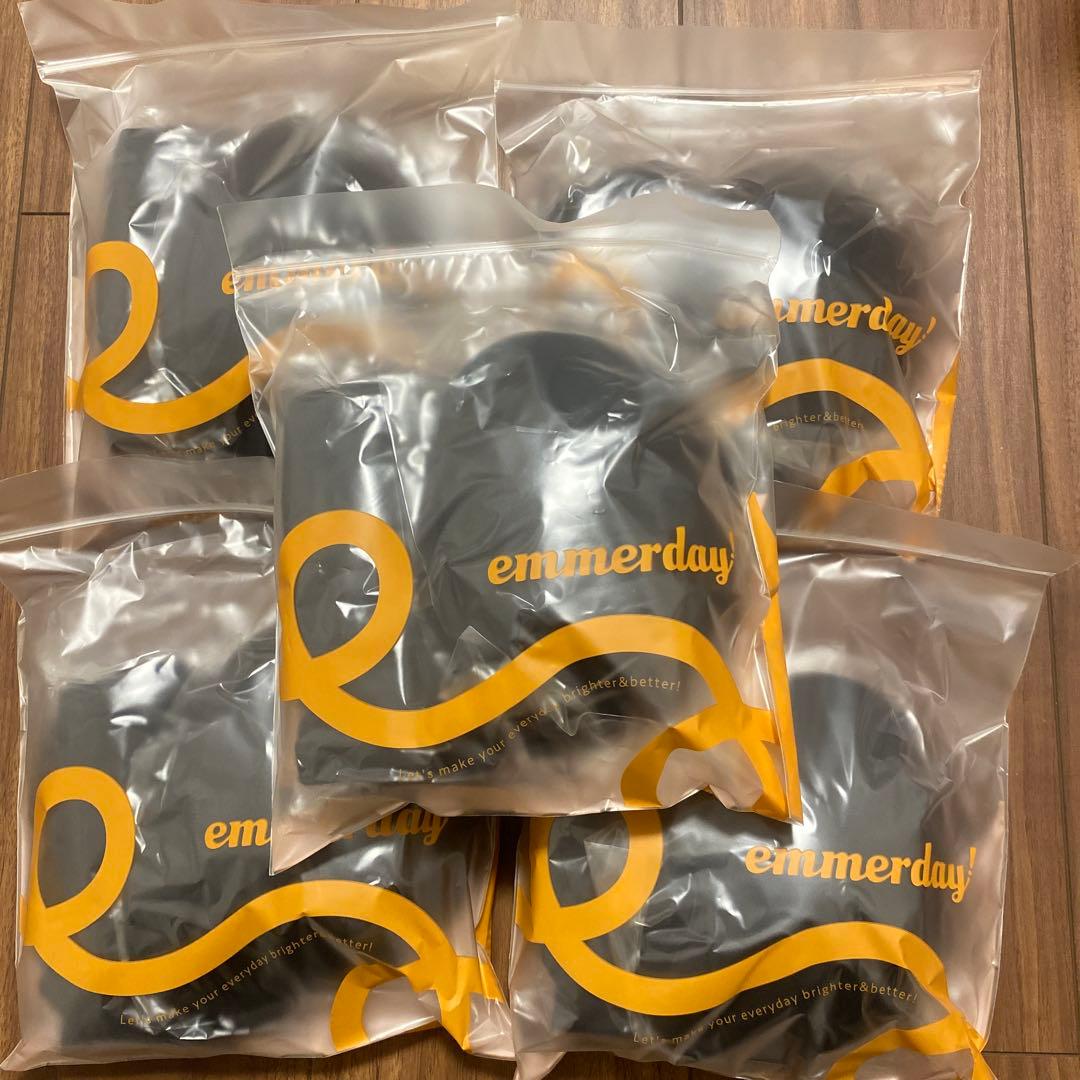 ak emmerday! ブラック LLサイズ ソフトブラ✖️5セット