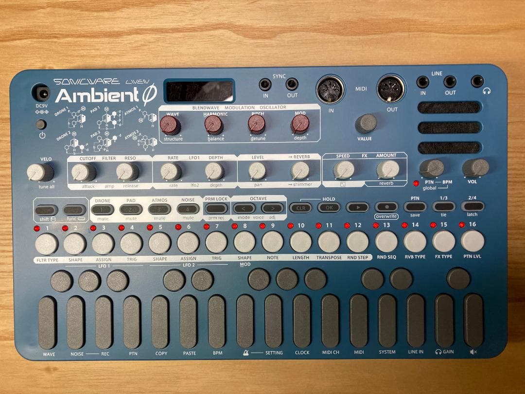美品 Sonicware LIVEN Ambient Ø 純正アダプター付き