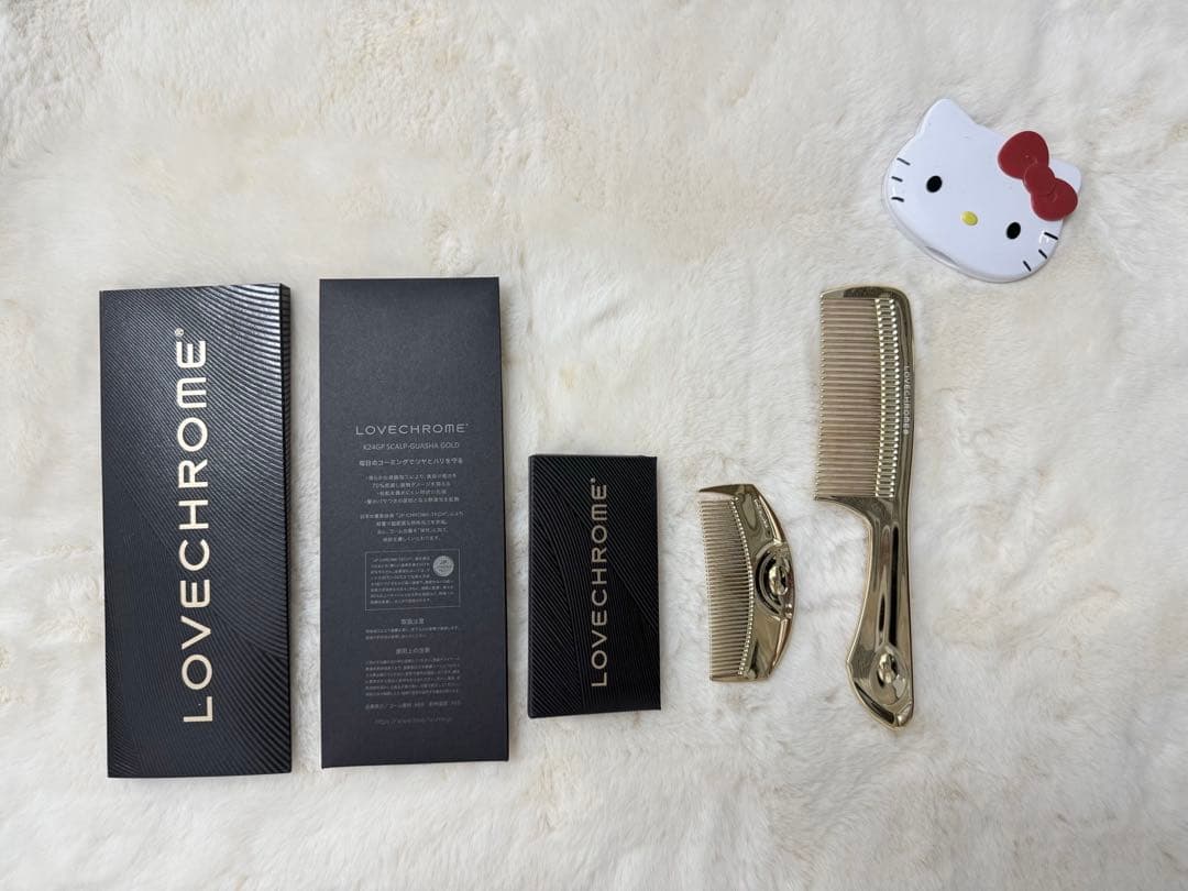 LOVECHROME ゴールドコームセット