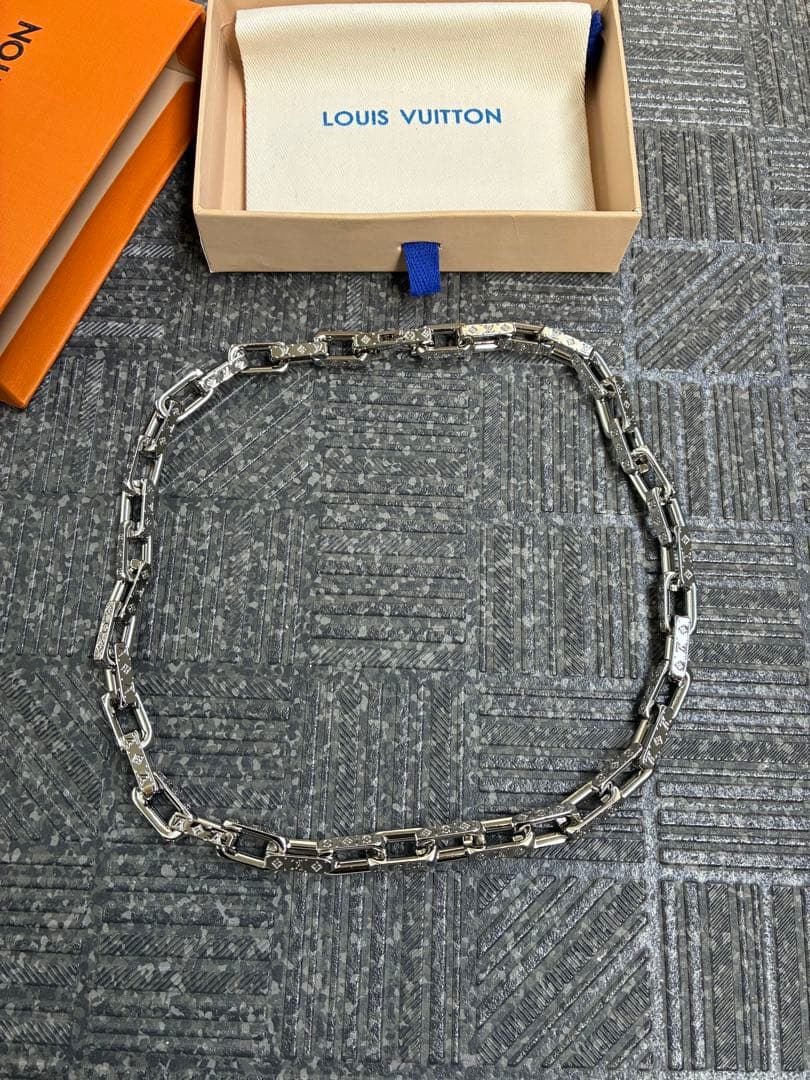 louis vuitton コリエチェーン モノグラム ネックレス