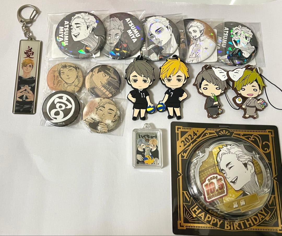 ハイキュー！！　宮侑　宮治　稲荷崎高校　宮ツインズ　アクリルスタンド