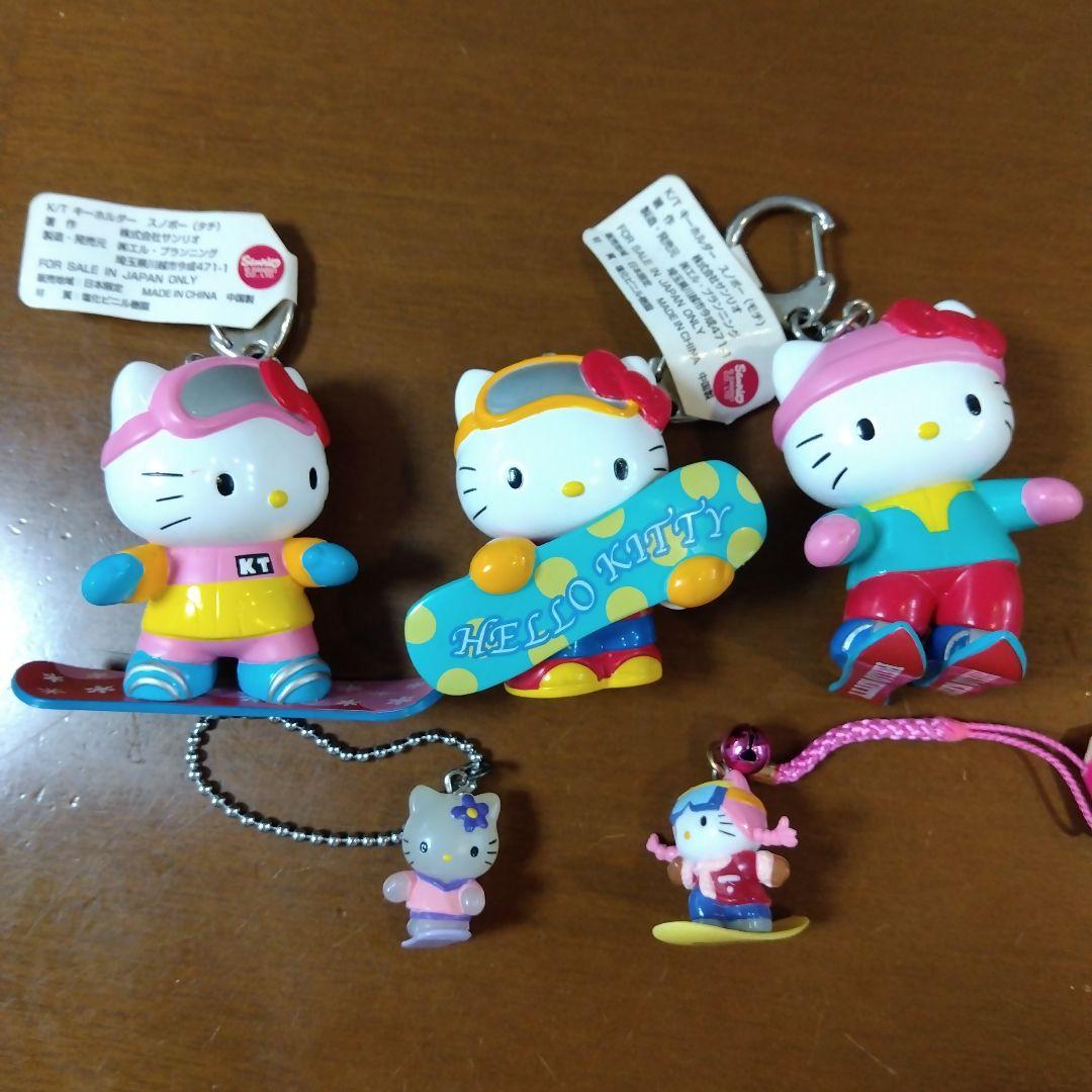 亀*様 サンリオ　ハローキティ　スノボー　スキー　　キーホルダー　ストラップ　レ