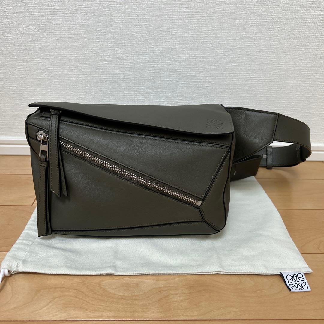 LOEWE パズル バムバッグ スモール　ダークグレー