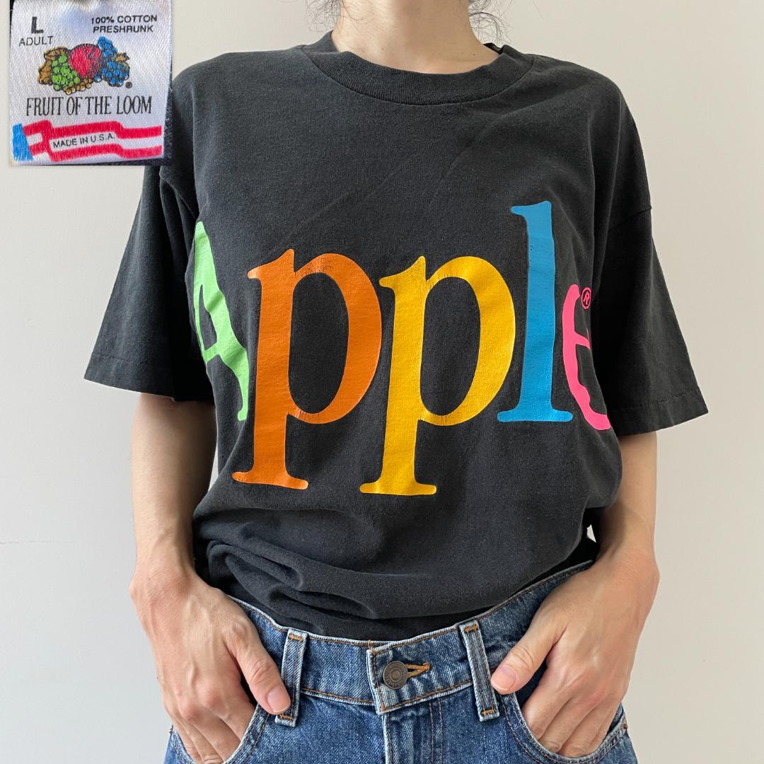 GF434 Tシャツ アップル Apple 企業T アドT マック ロゴ L - メルカリ