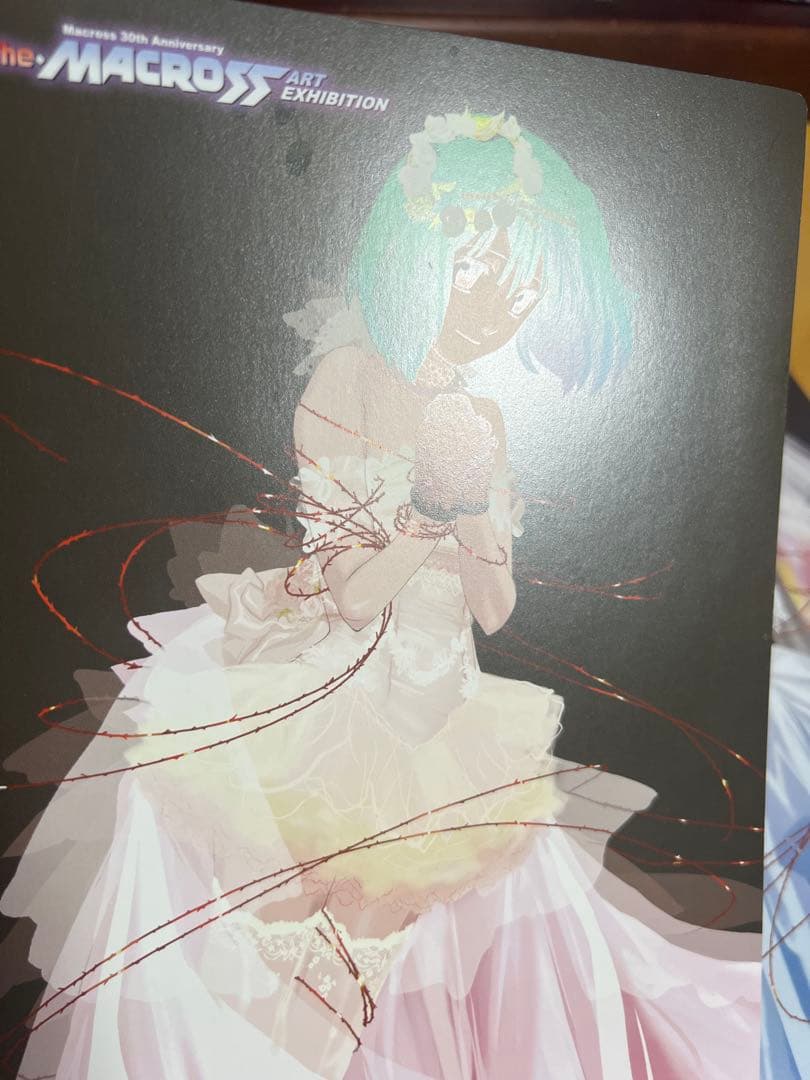 マクロス30周年原画展 入場券特典プレミアムグッツ2枚+蒔絵シール+