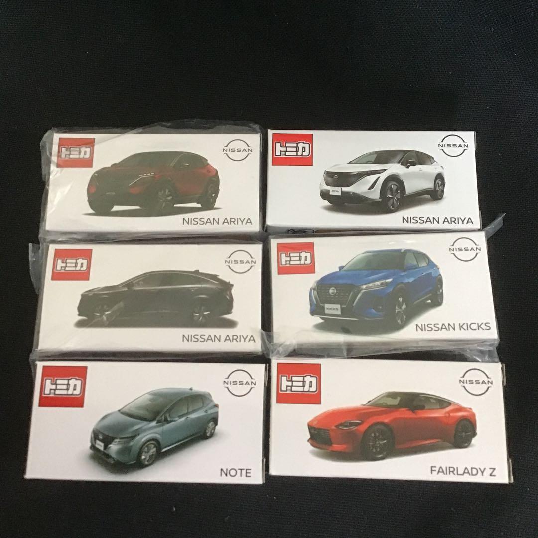 トミカ 日産オンライン　フェアレディZ ノート　キックス　オーラ　6種類