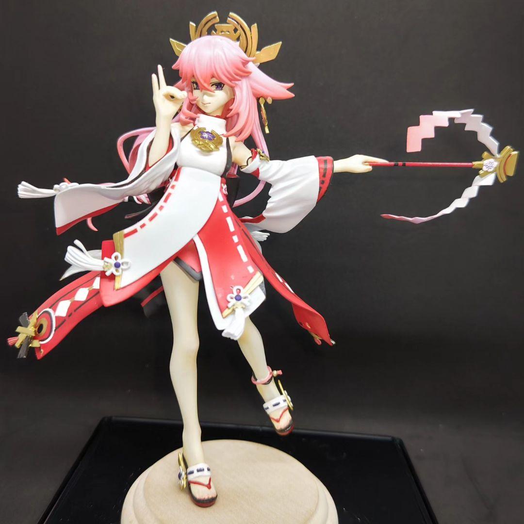 原神　八重神子　ガレージキット　当方作製1点物 　完成済み　はちみつ工房