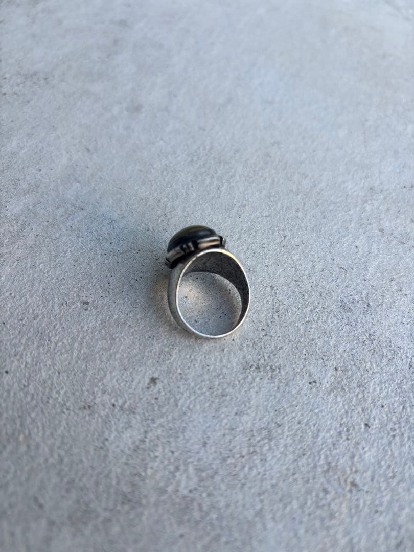 希少】 ナバホ族のジュエリー F.Arviso ターコイズリング17号