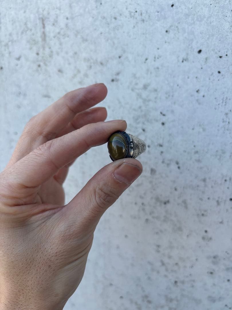 希少】 ナバホ族のジュエリー F.Arviso ターコイズリング17号