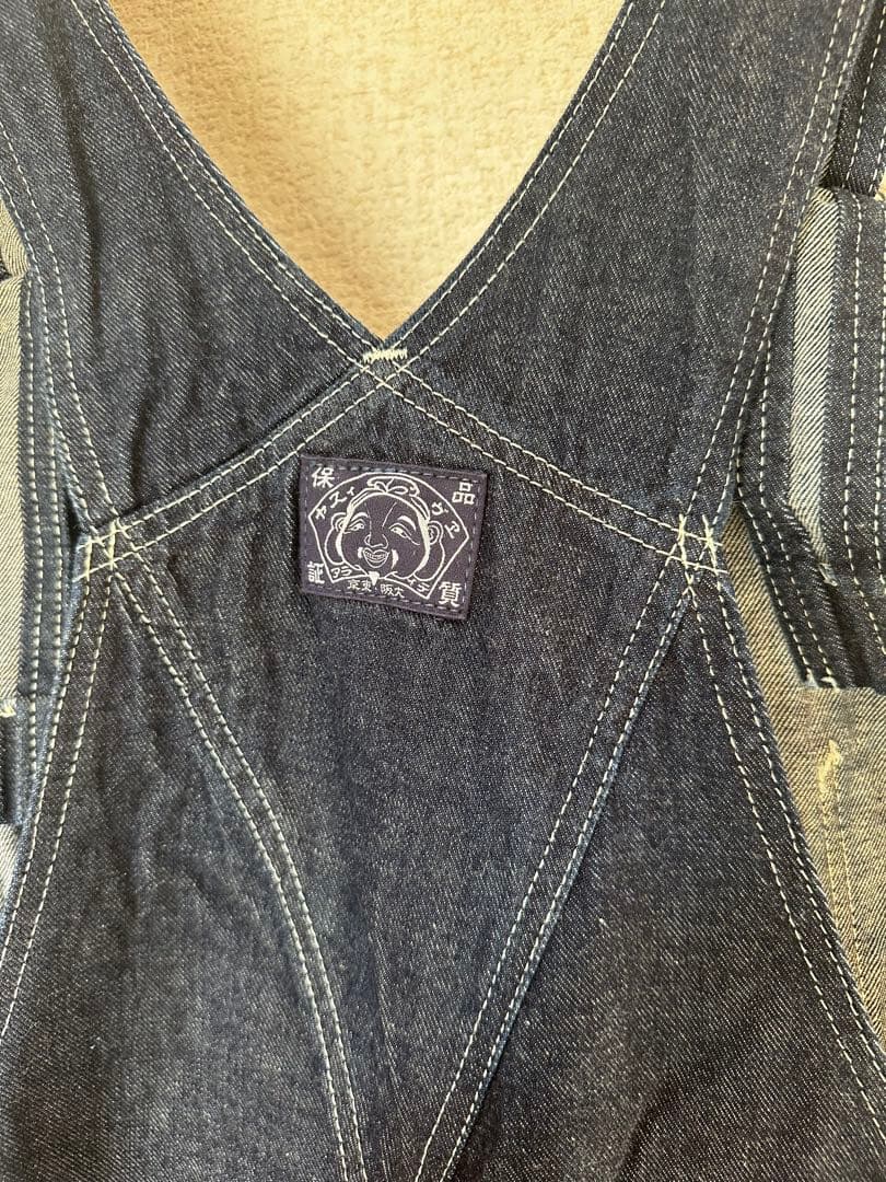 激レア】EVISU カンガルー オーバーオール デニム - メルカリ