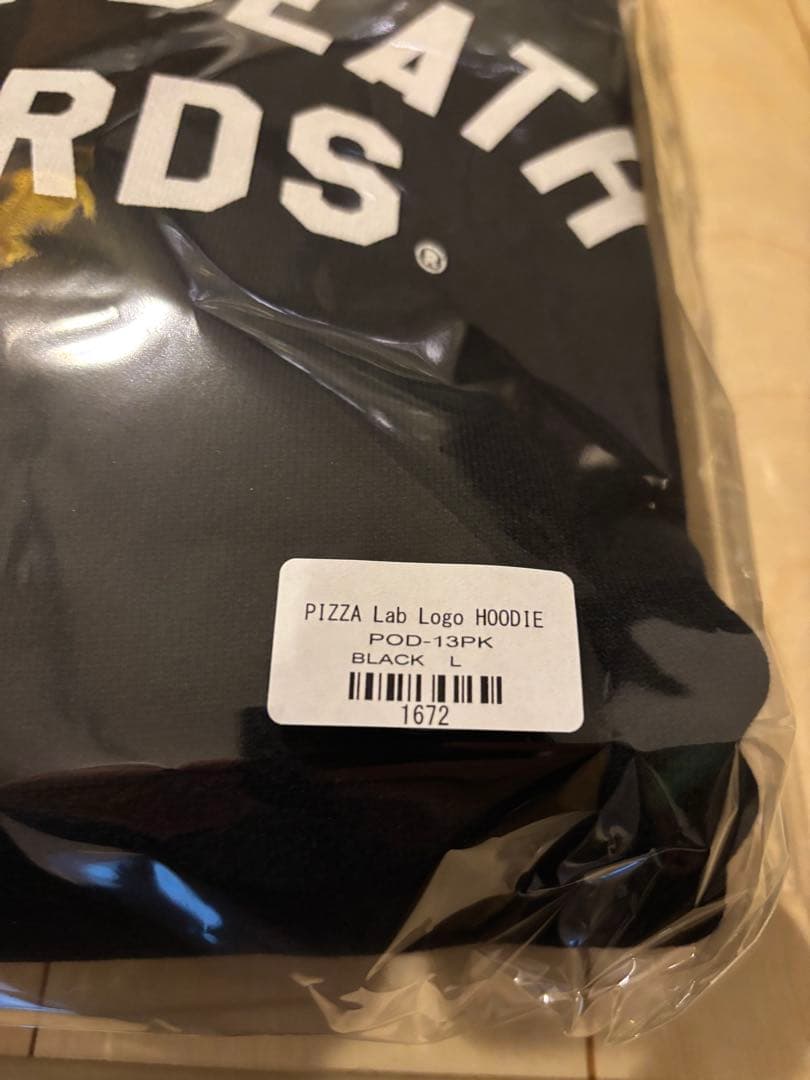 PIZZA Lab Logo HOODIE ブラック L ピザオブデス - メルカリ