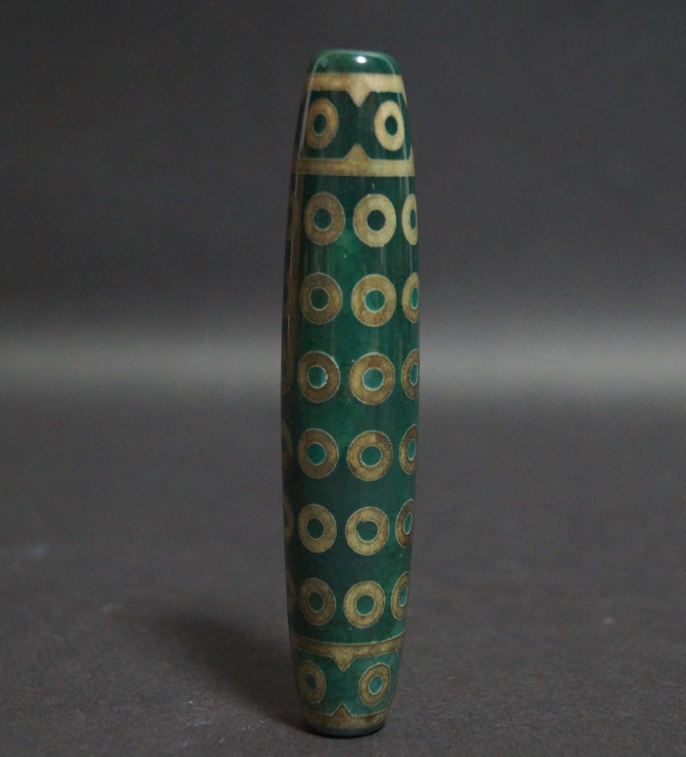 オールドチベット メノウ瑪瑙58眼天珠 大玉根付 アゲート提げ物 Dzi お守り ◇限定入荷！紅天珠◇チベット発祥の厄除け・開運お守り◇ころんと