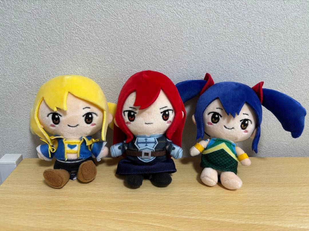 FAIRYTAIL ぬいぐるみマスコットキーホルダー3点セット でふぉめmini FAIRY TAIL｜商品情報｜タカラトミーアーツ