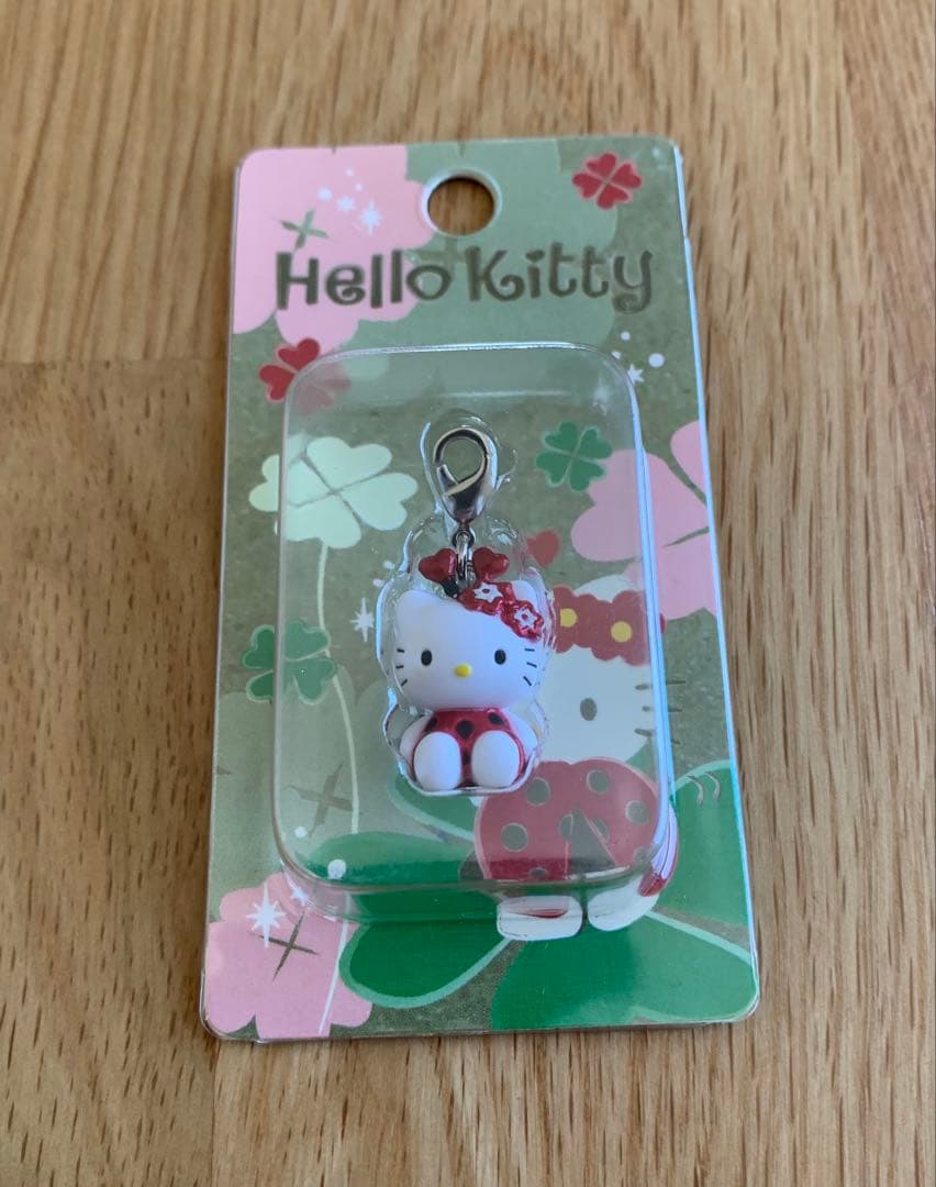 【レア】てんとう虫 ご当地キティ ファスナーマスコット ご当地キティ 開運招福 パチンコ ドル箱 ファスナーマスコット 2007年