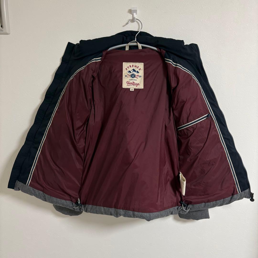 sanagi様専用 PYRENEX ダウンジャケット バイカラー ワッペン 36