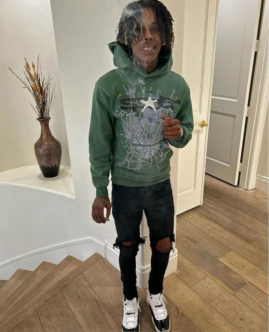 【S】購入履歴あり　sp5der ハンターグリーン