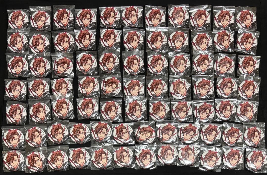 桃源暗鬼 メディコス アニメイト 缶バッジ 花魁坂京夜　原作　原画 桃源暗鬼 花魁坂京夜バースデー（缶バッジ2個セット）｜TVアニメ『桃源