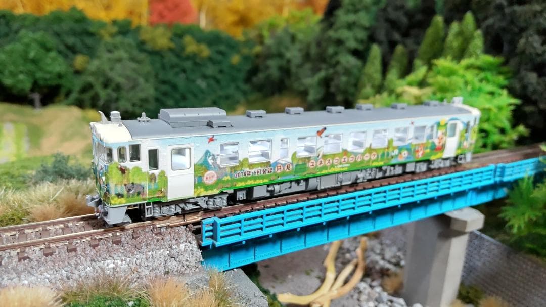 ＴＯＭＩＸ キハ40　2085　只見線　ユネスコエコパーク　ラッピング車　Ｍ車