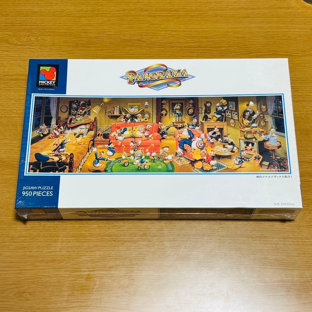 【廃盤・未開封】歴代ドナルドダック大集合　ジグソーパズル　シュリンク付き