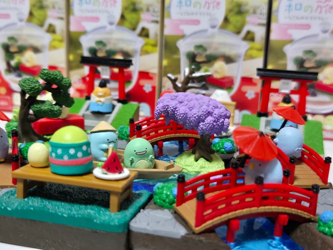 【フルコンプ+α 庭園ジオラマ可】すみっコぐらし ゆるるん和の旅 10個セット ゆるキャン△』10周年記念展みんなで作ろう！巨大ジオラマ制作