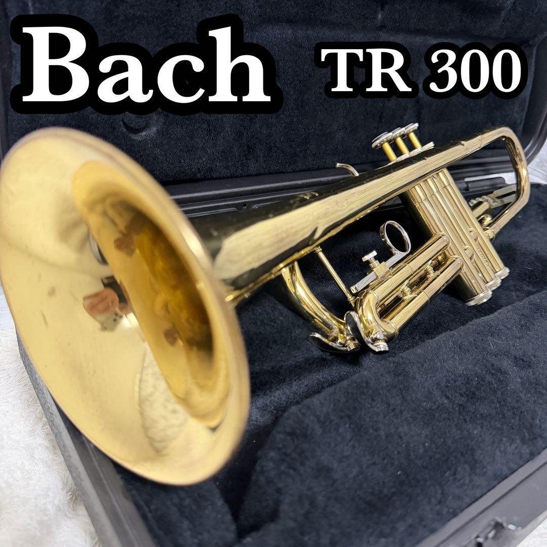 人気　Bach バック　トランペット　TR-300 ゴールド　初心者　管内洗浄