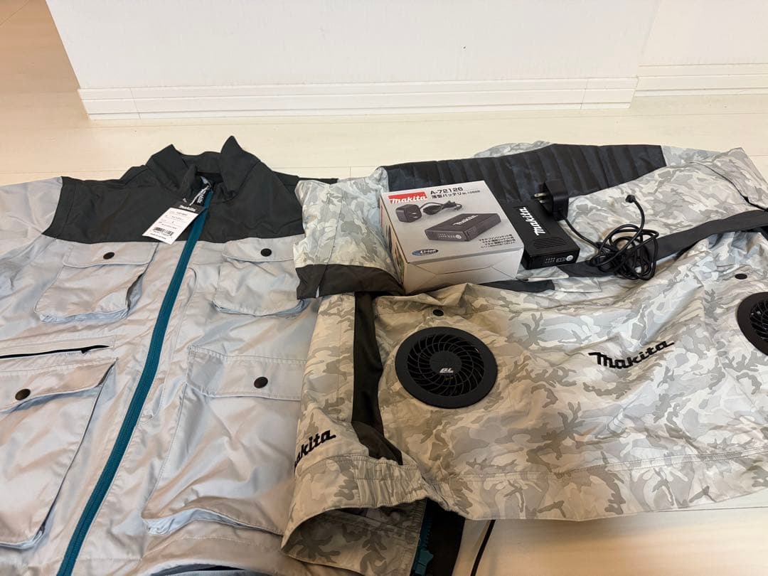 Makita 空調服 2着　バッテリー　ファン　フルセット