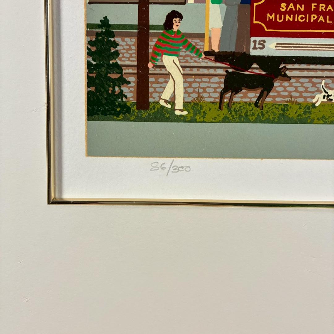 ジェーン・ウースター・スコット「サンフランシスコ」シルクスクリーン