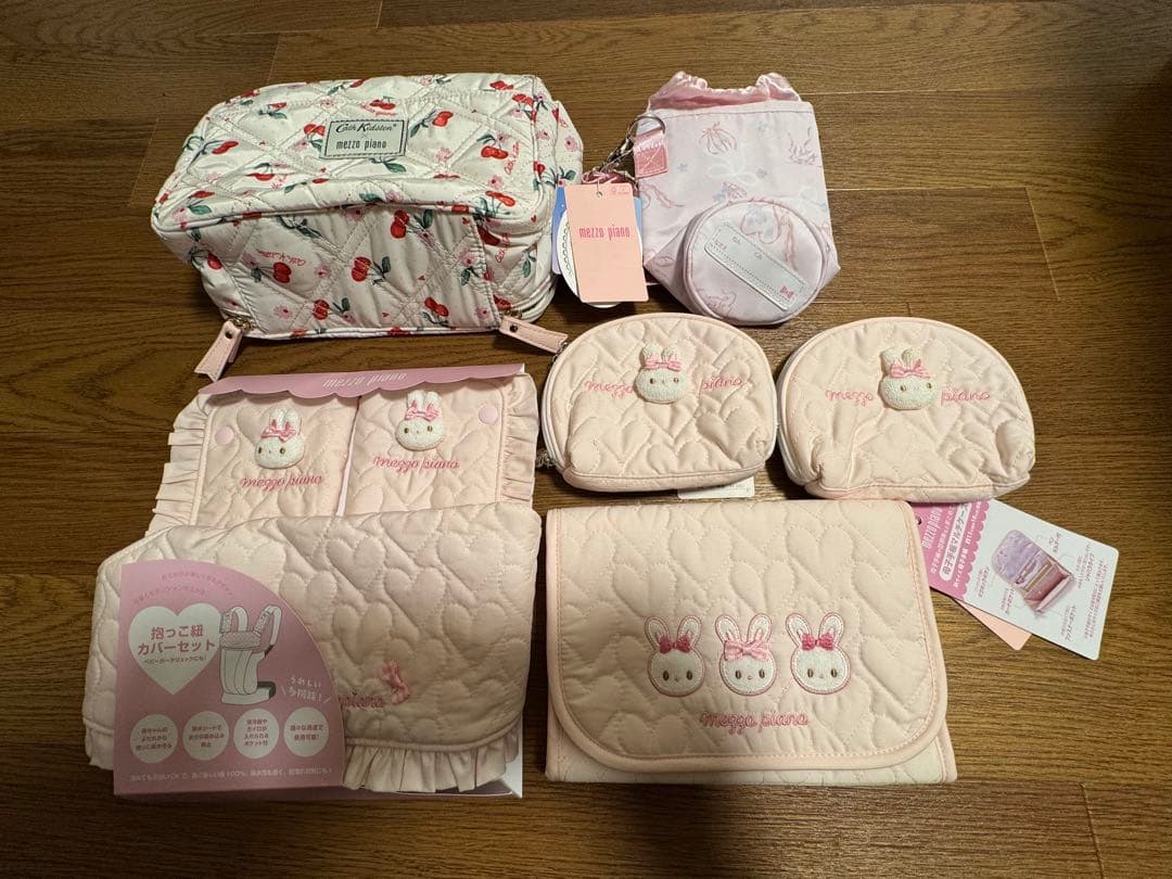 【新品未使用】メゾピアノ 豪華6点セット キャスキッドソンコラボ／母子手帳ケース