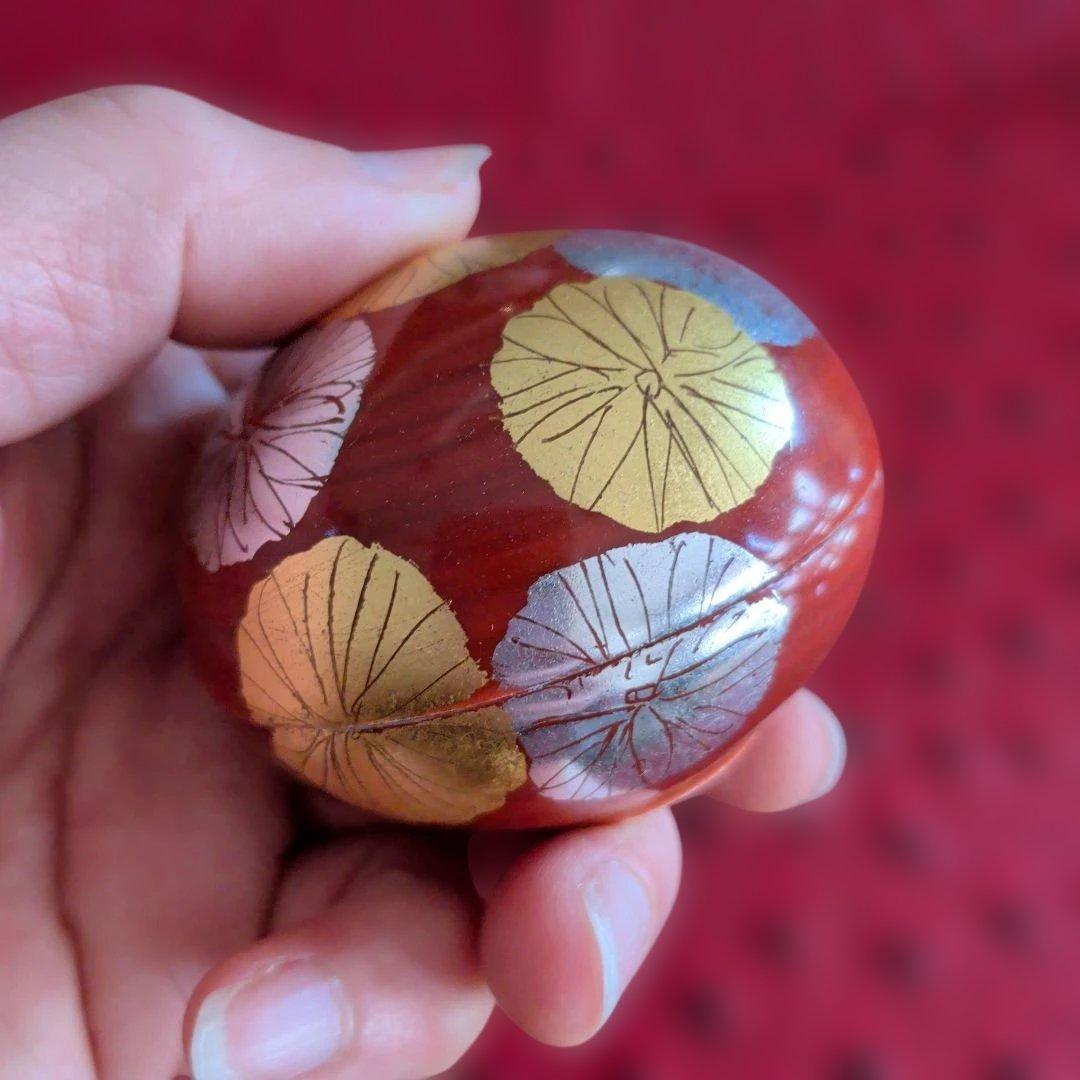 小野珀子 金襴手香盒 - メルカリ