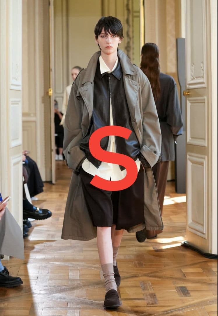 シュタイン Lambs Leather Light Zip Jacket S