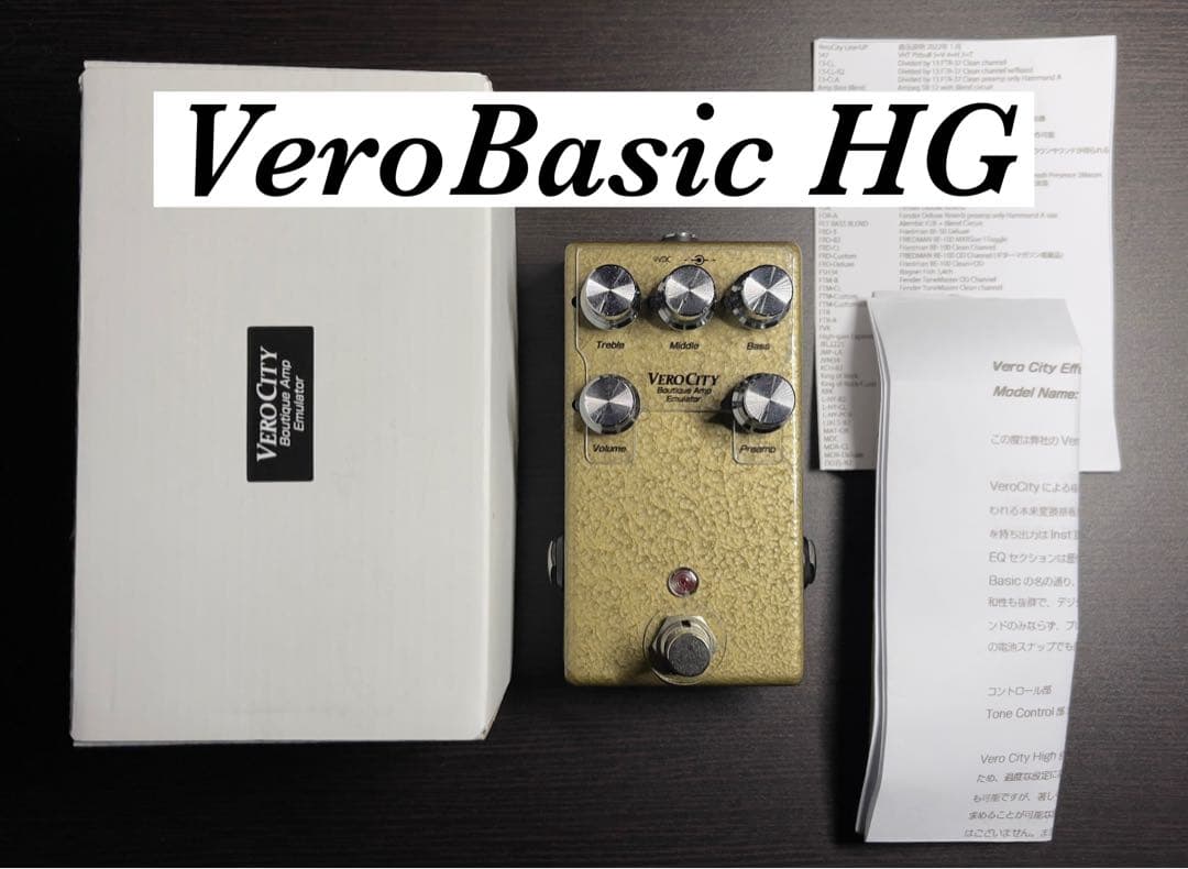 ギター VeroCity VeroBasic-HG (Diezel Mesa ENGL)