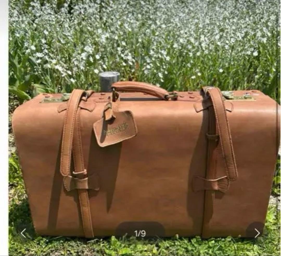 希少 初代小泉トランク 午後の紅茶未使用品 本革